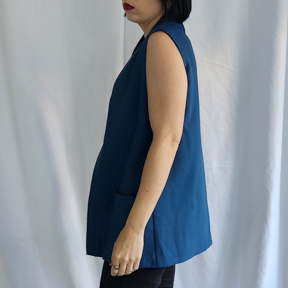 80s Blue Vest‎ - Picture 2 of 4